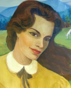 Laura Foster painted by Mrs. Edith F. Carter