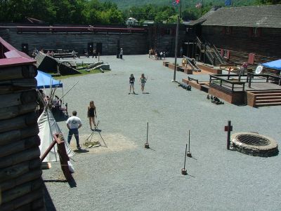Inside Fort William Henry in Lake George, New York