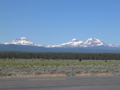 Three Sisters (tre vulkaner i Cascade Range, Oregon)