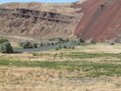 Malheur River in central Oregon.