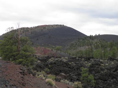 Sunset Crater nord for Flagstaff, Arizona