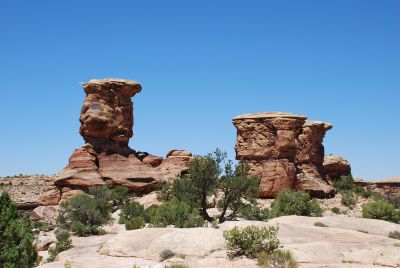 Rock formations in Canyonlands National Park