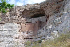 Montezuma Castle. Cliff dwelling in Arizona