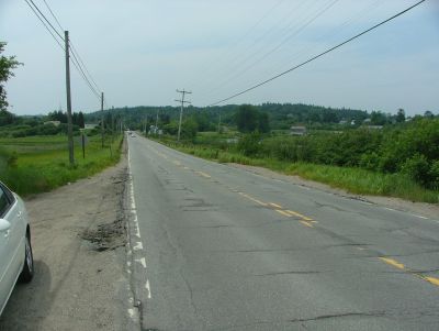 U.S. Route 1, north of Whiting, Maine