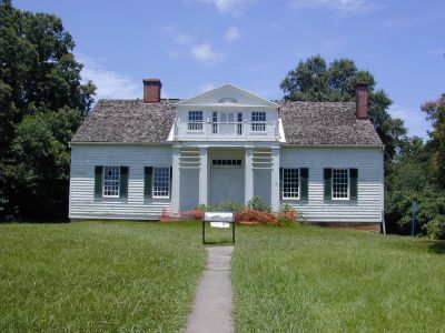 The White House. Only remaining civil war building at Vicksburg National Military Park