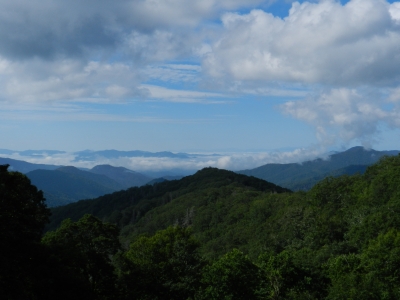 View from the rod between Gatlinburg and Cherokee