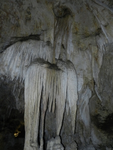 Speleothems in Carlsbad Cavern.