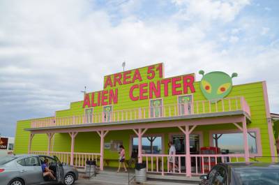 Alien rest area and gas