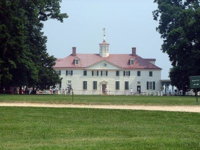 Thr Mansion House at Mount Vernon.